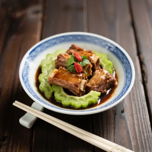 豉汁涼瓜排骨